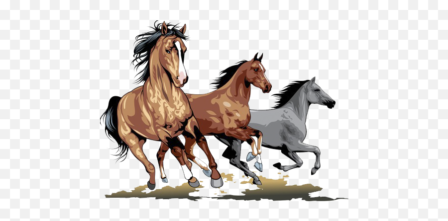 American Running Horse Png Image - Running Horse Art Png Emoji,Horse Png