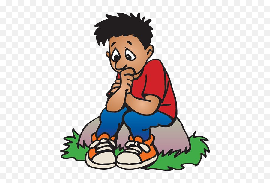Sad Boy Png - Cartoon Sad Boy Png Emoji,Boy Png