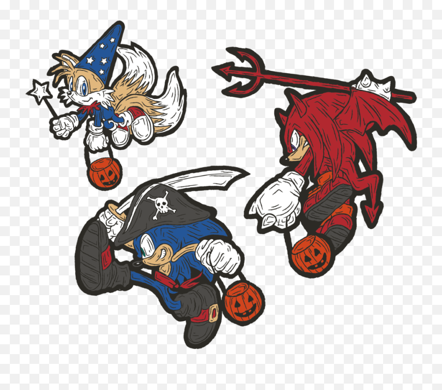 Sonic Halloween Clipart - Sonic Halloween Art Emoji,Halloween Clipart