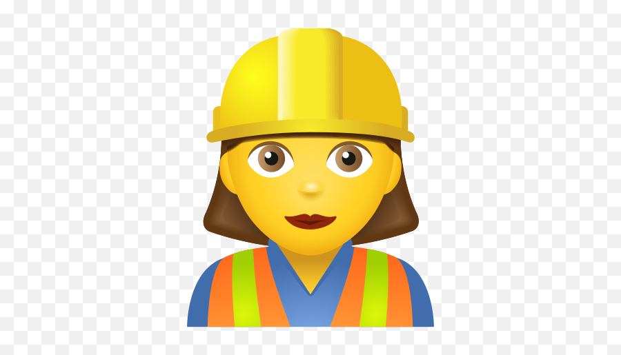 Woman Construction Worker Icon - Super Héro Png Icon Emoji,Construction Worker Png