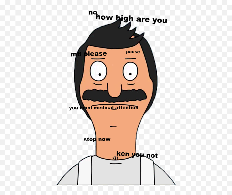 Bobs Burgers Telling You To Stop - For Adult Emoji,Bob's Burgers Logo