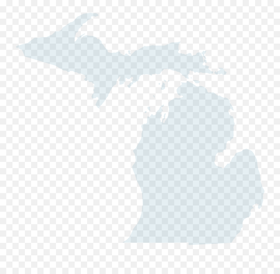 Map Of Michigan Transparent Background - Map Of Michigan Background Emoji,Michigan Outline Png