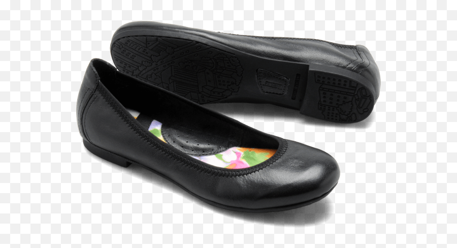 Best Wide Width Shoes For Women - Born Julienne Black Flats Emoji,Qvc Logo Shoes