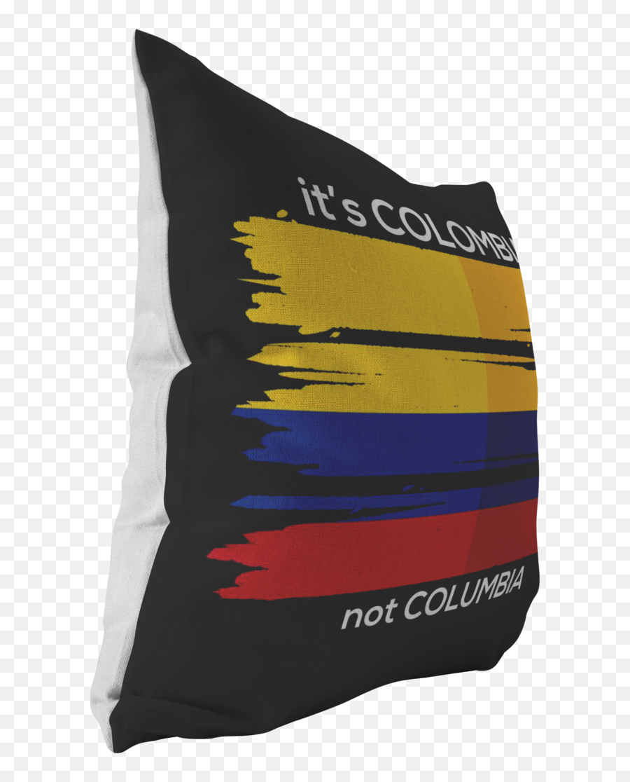 Colombia Pillow - Colombian Flag Travel Vacation Souvenir Emoji,Colombian Flag Png