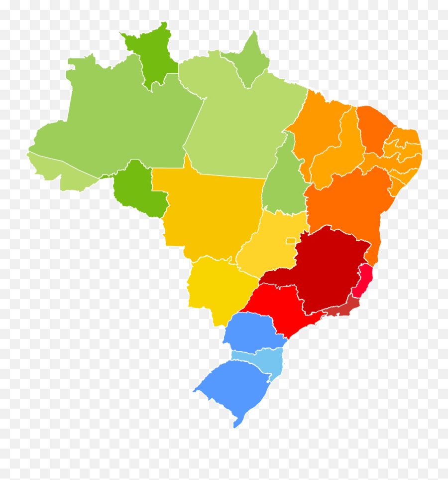 Filebrazil Political Mapsvg - Wikimedia Commons Emoji,Brasil Png