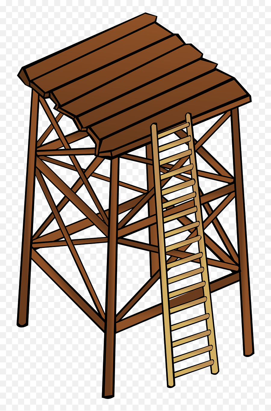 Ladder Tower Platform - Free Vector Graphic On Pixabay Emoji,Platform Clipart
