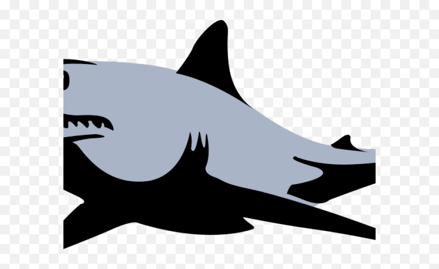 Download Shark Clipart Robot - Tiger Shark Clip Art Png Pumpkin Carving Stencils Blue Emoji,Shark Clipart