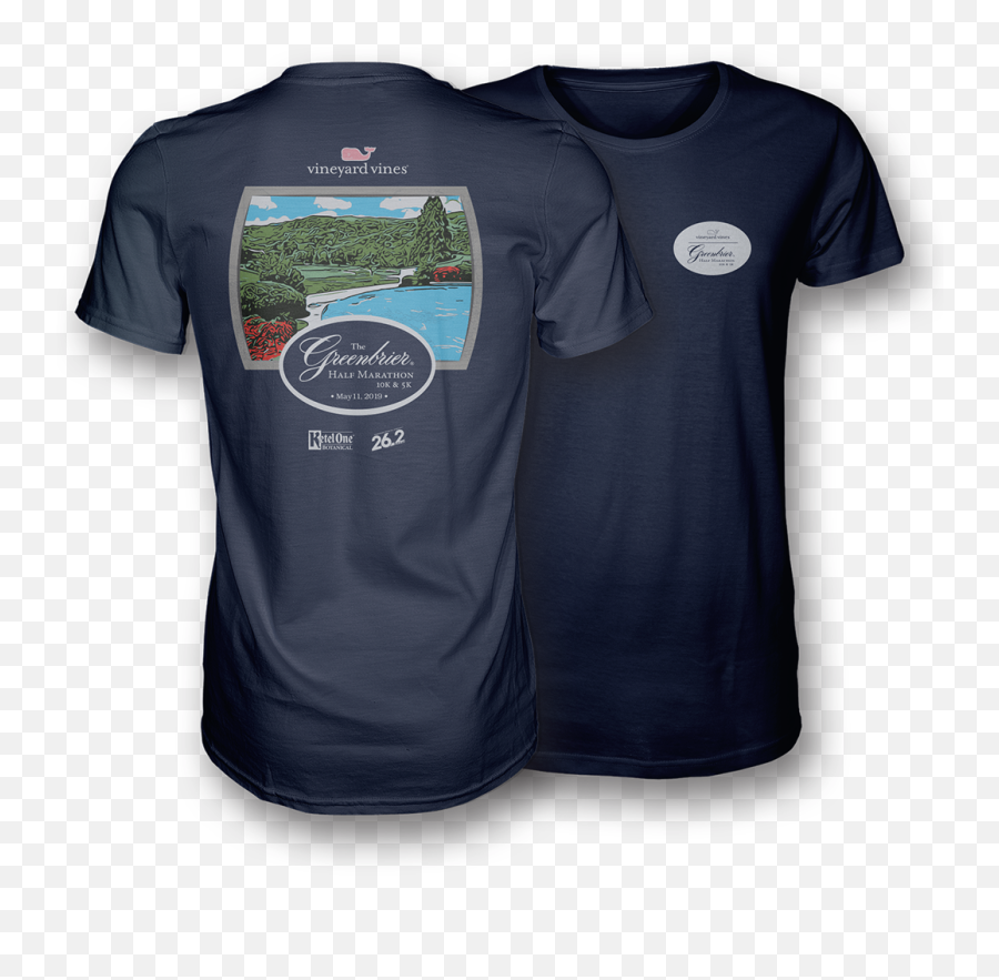 Sea Island Half Marathon - Short Sleeve Emoji,Vineyard Vines Logo