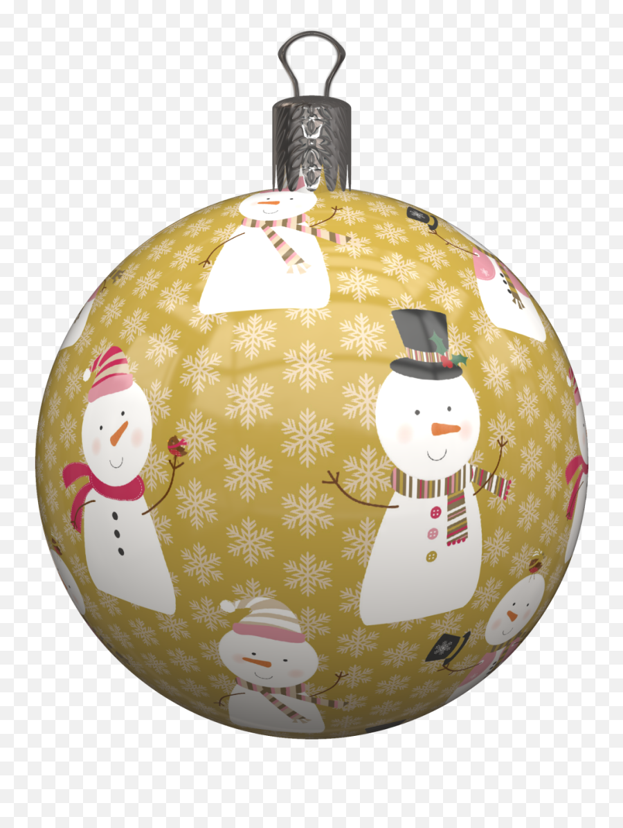 Snowman Ornament Png Free Stock Photo - Christmas Day Emoji,Christmas Ornament Png