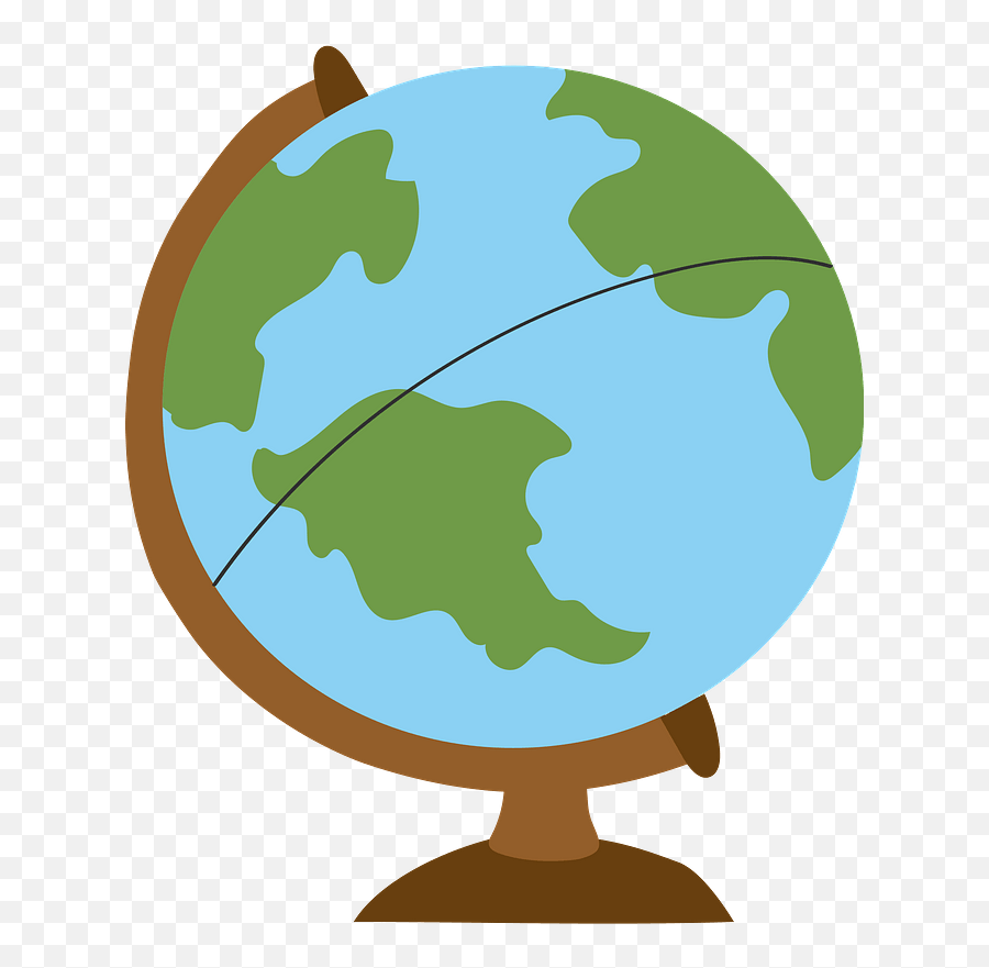 Globe Clipart - Globe Clipart Png Emoji,Globe Clipart