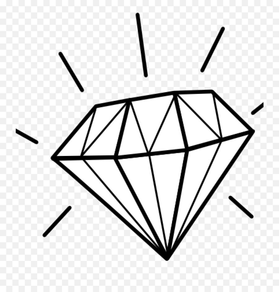 Free Baseball Diamond Clipart Black And - Diamante Dibujo Emoji,Baseball Diamond Clipart