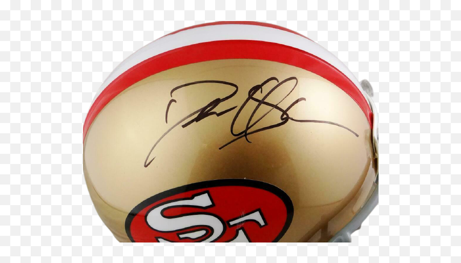 Deion Sanders San Francisco 49ers Signed Sf 49ers Full - Sized Tb Authentic Helmet Black Bas Coa Football Autographed Paraphernalia Emoji,Sf 49ers Logo