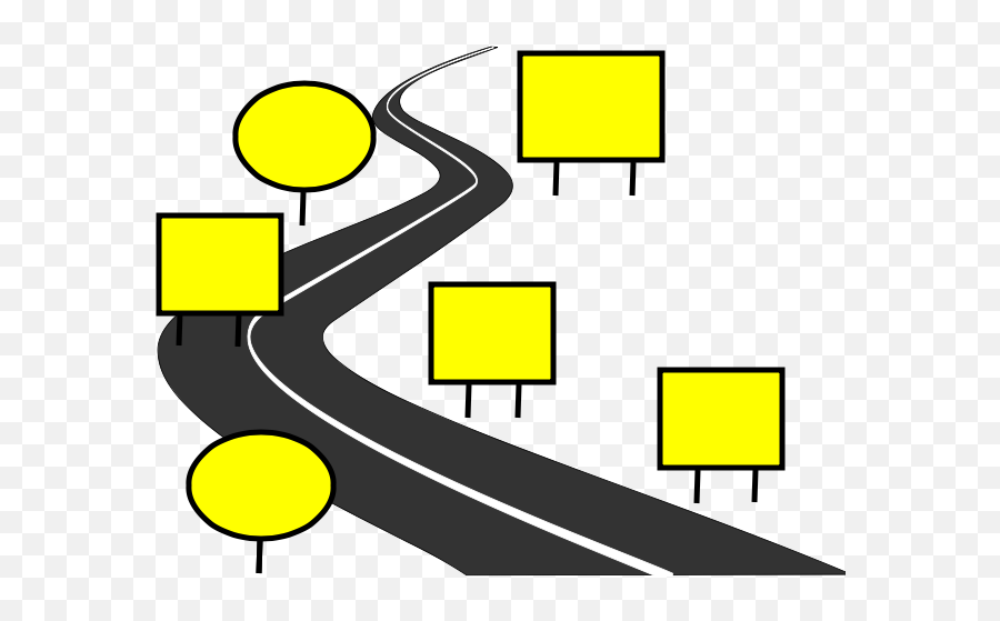 Road Map Clipart Transparent Png Image - Journey Clip Art Emoji,Map Clipart