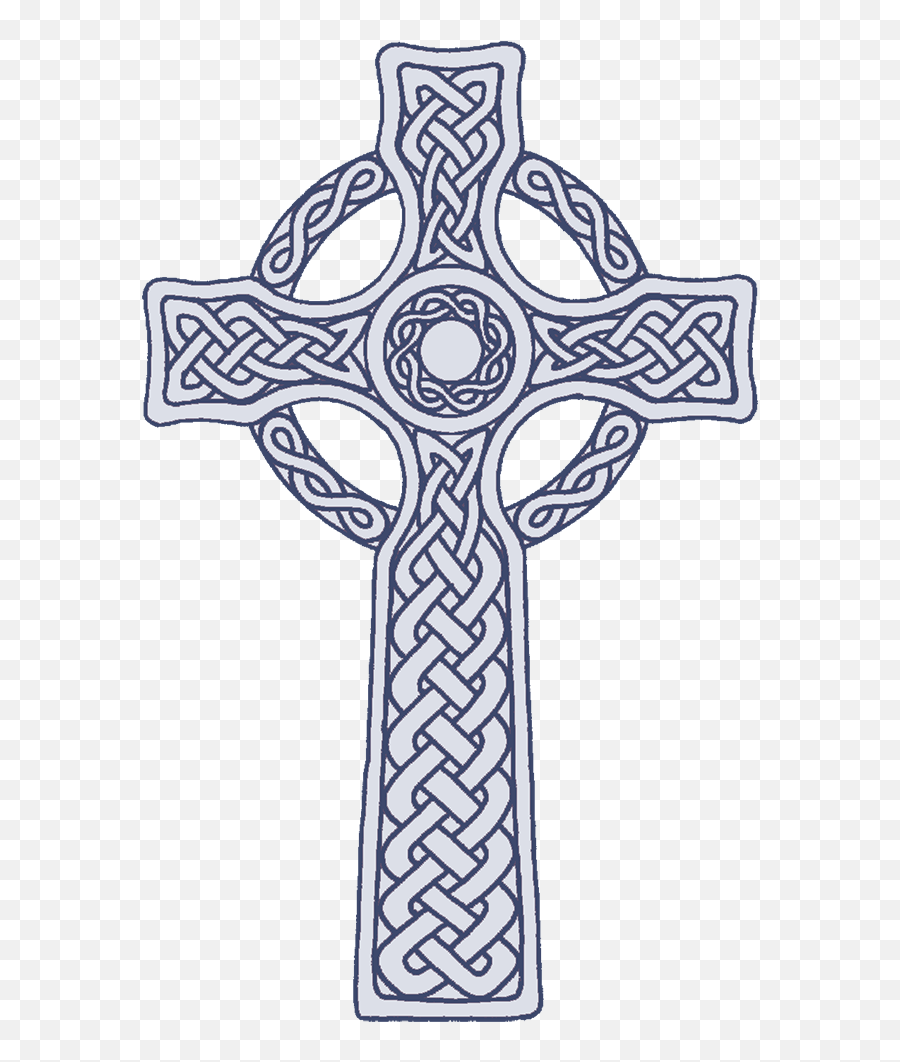 Download 233 Celtic Cross Gray - Christian Cross Emoji,Celtic Cross Png
