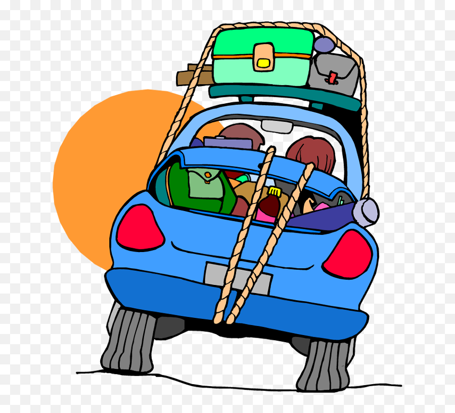 Library Of Car On The Road Picture Freeuse Png Files - Road Trip Clipart Emoji,Road Clipart