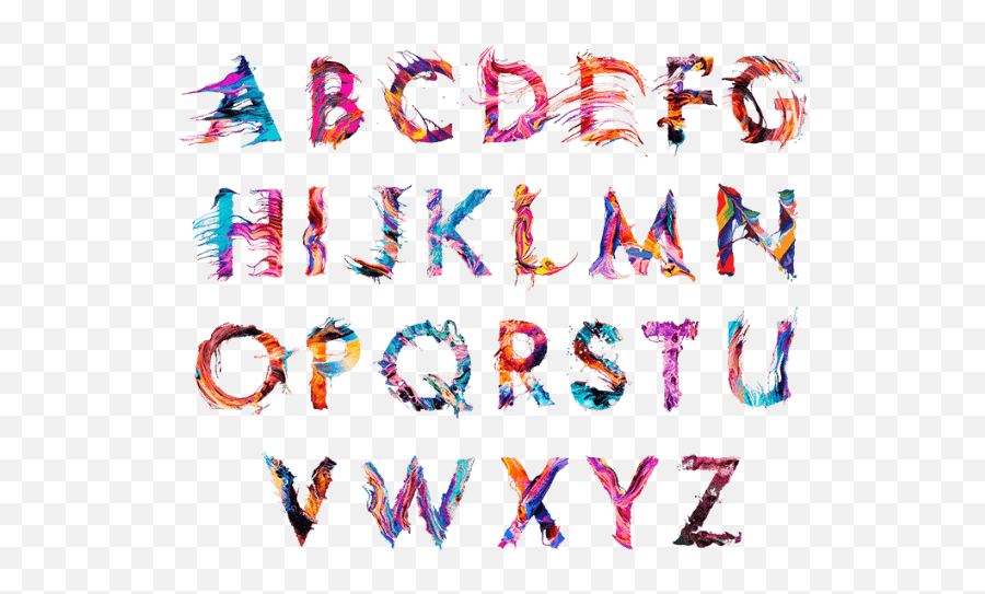 Download Typeface Letters Typography - Abstract Art Font Emoji,Letters Png
