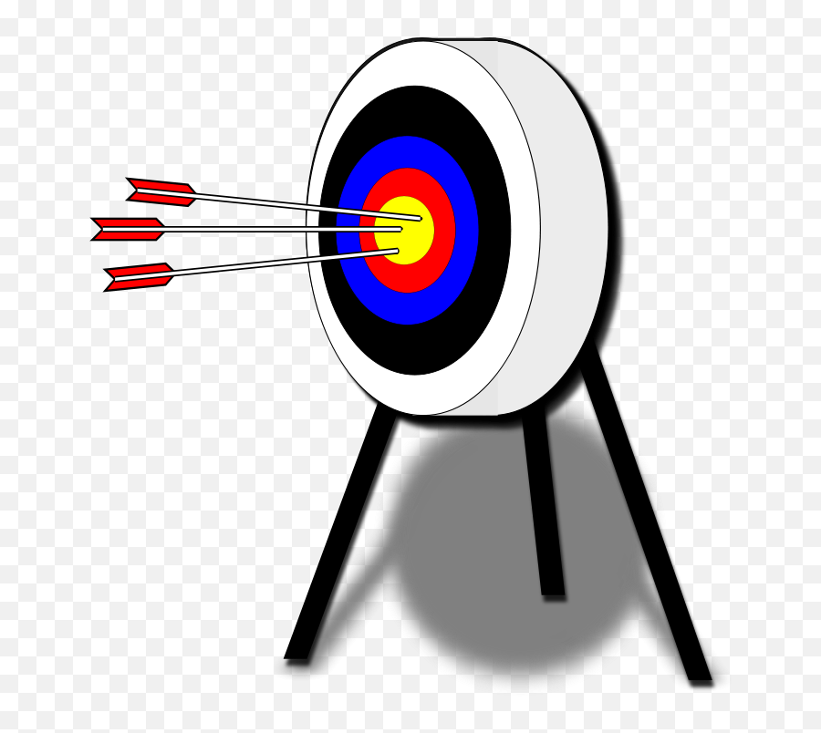 Free Clip Art Archery Target By Algotruneman - Archery Clip Art Emoji,Weightlifting Clipart