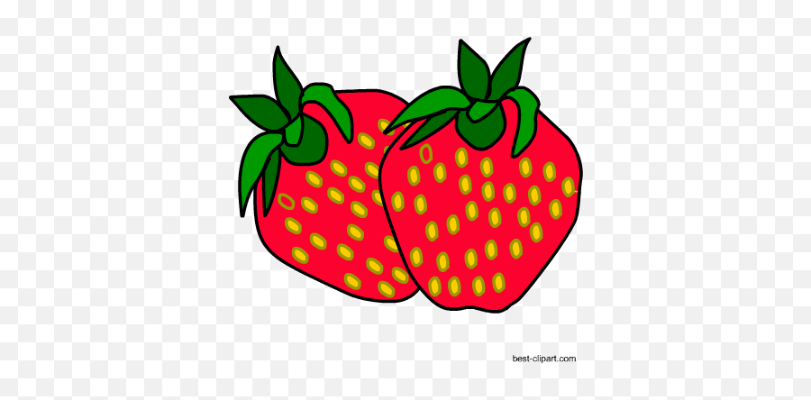 Free Fruits Clip Art Images And Graphics - Fresh Emoji,Strawberries Clipart