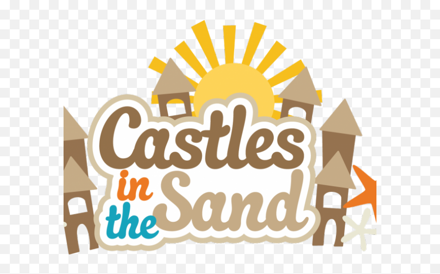 Download Hd Sand Castle Clipart Background Transparent Png - Sand Castle Logo Design Emoji,Castle Clipart