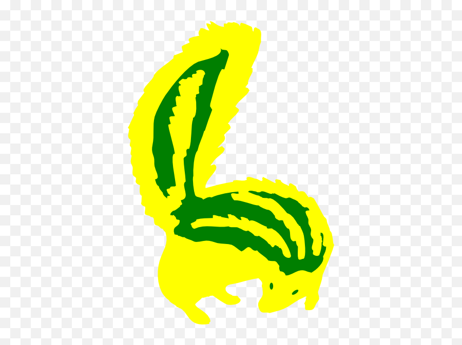 Yellowgreen Skunk Clip Art At Clkercom - Vector Clip Art Language Emoji,Skunks Clipart