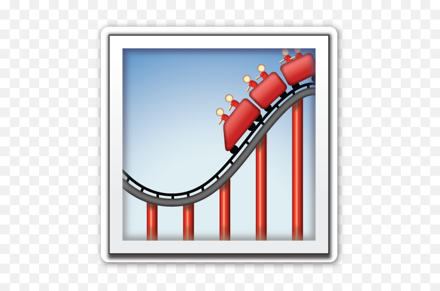 Roller Coaster Roller Coaster Art Inspiration Emoji - Rollercoaster Emoji Png,Rollercoaster Png