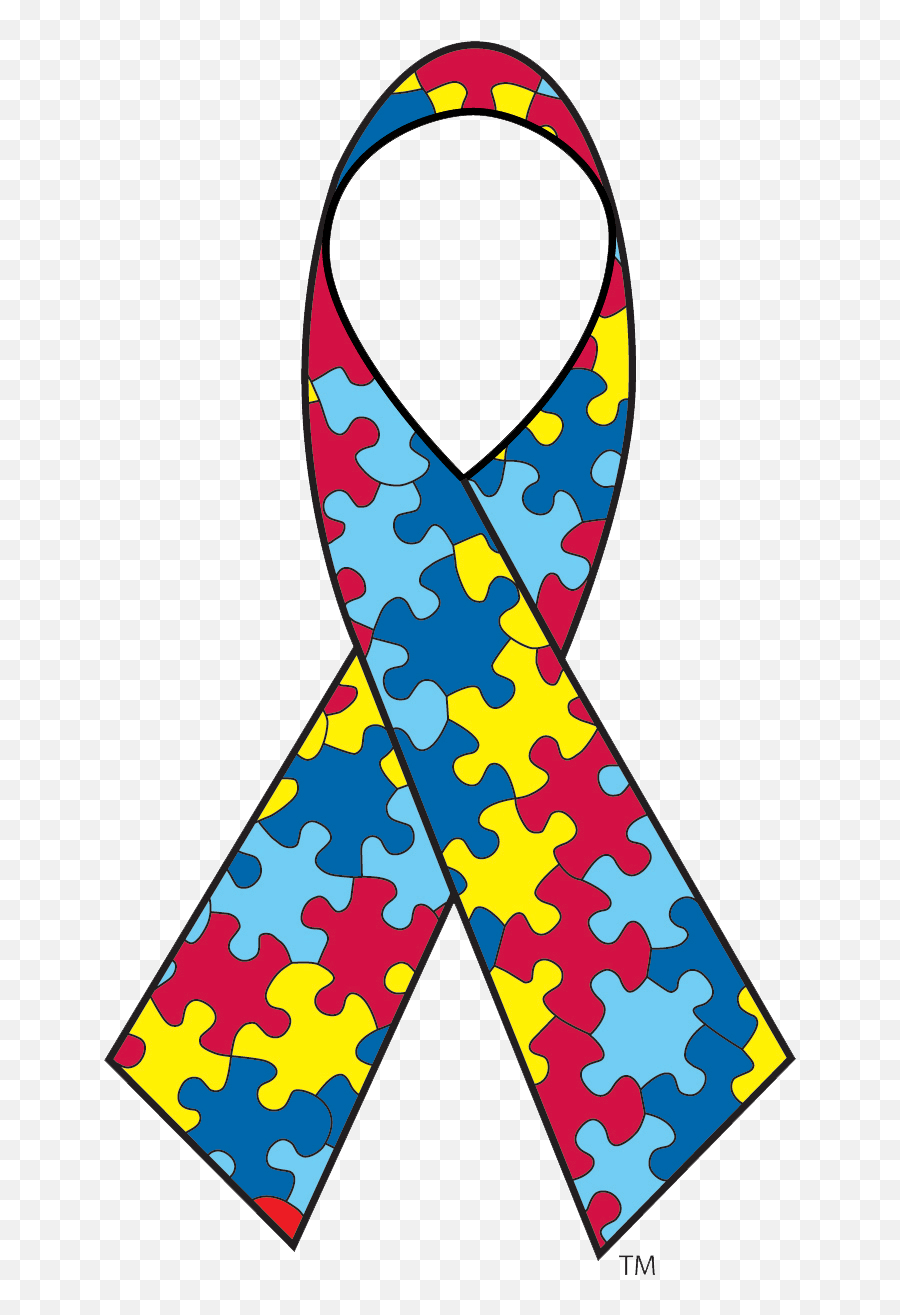Autism Awareness Ribbon Vector - Autism Society Emoji,Autism Clipart