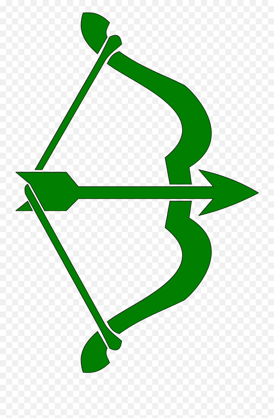Green Bow And Arrow Clip Art Emoji,Green Bow Png