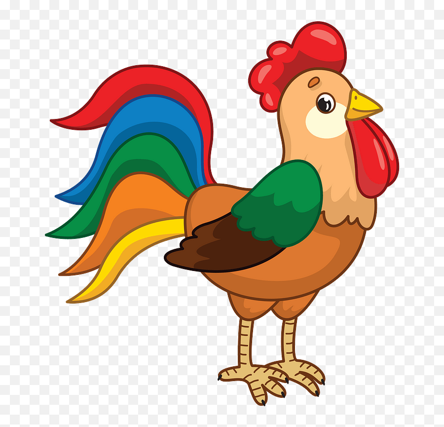 Rooster Clipart - Cock Clipart Emoji,Rooster Clipart