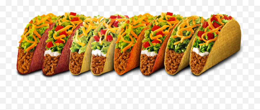 Download Hd Fast Food Png Image - Taco Bell Tacos Emoji,Dishes Png