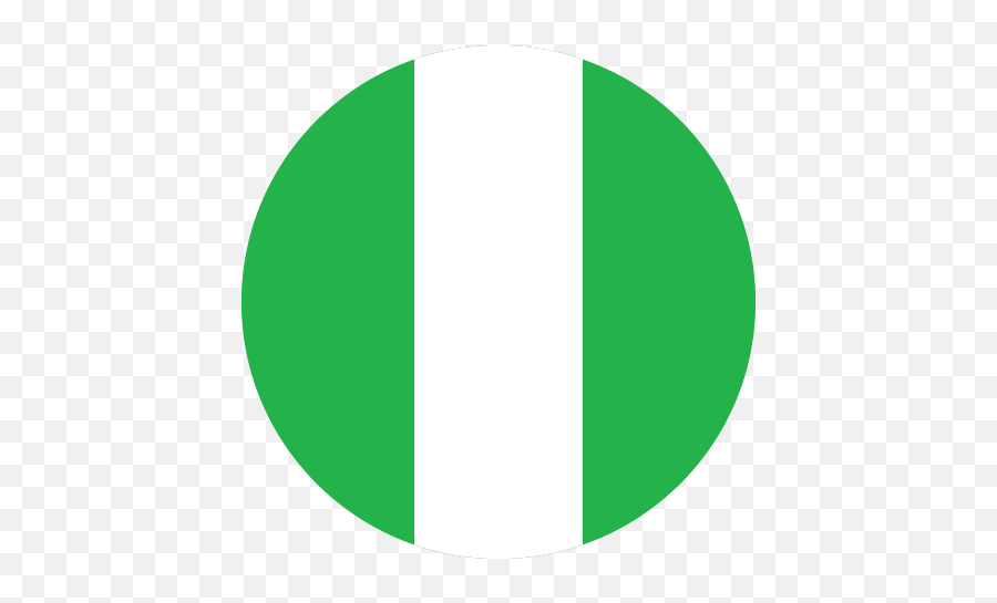 Nigeria Flag Circle Shap Png Image No Background High Quality Emoji,Nigerian Flag Png