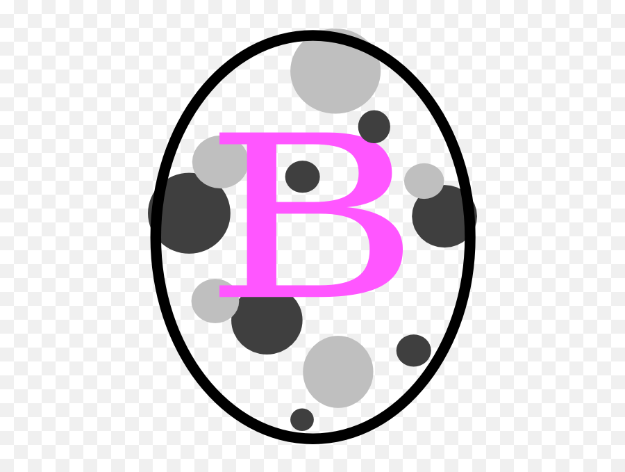 Monogram B Cameo Clip Art At Clkercom - Vector Clip Art Emoji,Monogram Clipart