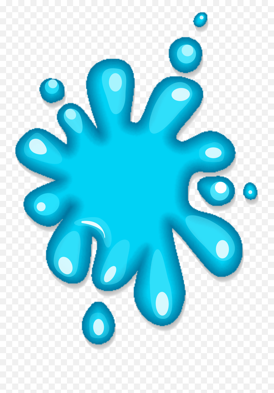 Liquid Splash Clipart - Dot Emoji,Splash Clipart