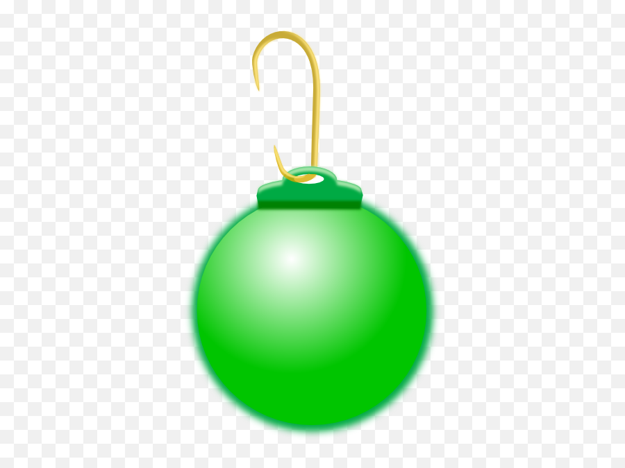 Green Ornament Clip Art At Clkercom - Vector Clip Art Emoji,Christmas Ball Ornament Clipart