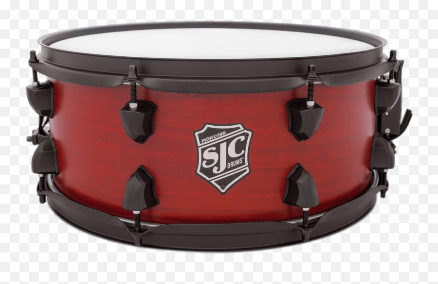 Side Drum Png Clipart - Sjc Drums Snare Red Emoji,Drums Clipart