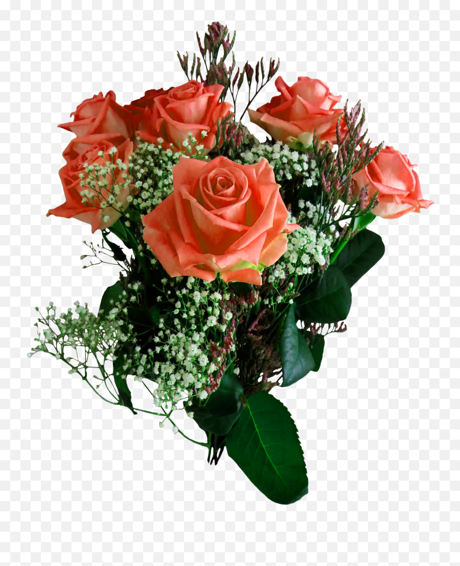 Rose Flower Png Image - Transparent Background Flower Bouquet Png Transparent Emoji,Flower Png