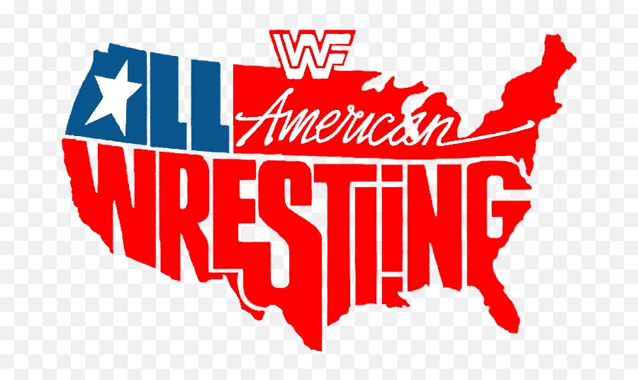 Old School Wrestling Logos Png Image - Wwf All American Wrestling Emoji,Wrestling Logos