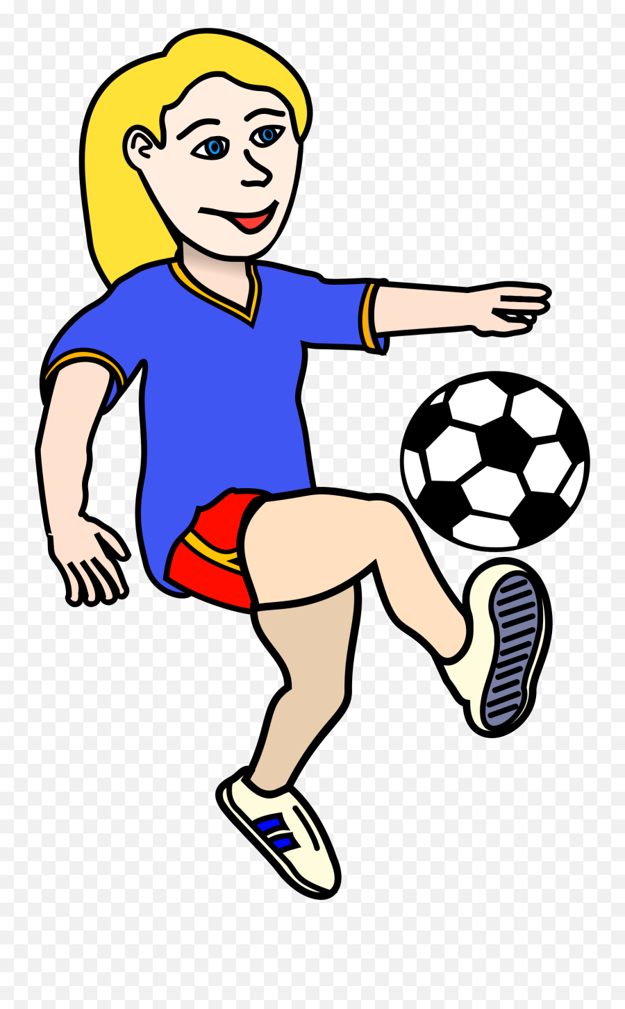 Free Soccer Clip Art - Soccer Ball Clip Art Emoji,Football Clipart