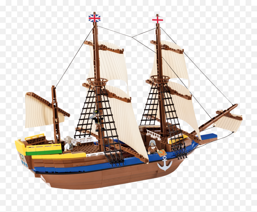 Mayflower Ii Plymouth Pilgrims Ship - Cobi Smithsonian The Toy Mayflower Ship Emoji,Mayflower Clipart