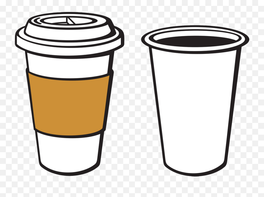 Take Away Coffee Cup Clipart - Takeaway Coffee Cup Clip Art Emoji,Coffee Cup Clipart