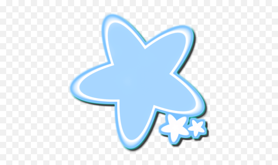 Download Estrellas Png - Kawaii Png Blue Emoji,Estrellas Png
