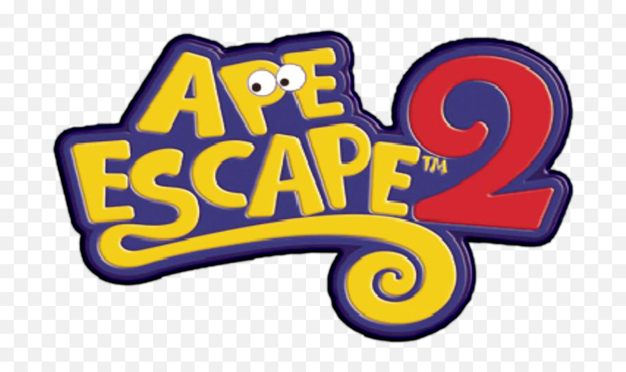 Download Ape Escape 2 Usa - Ape Escape 2 Playstation 2 Ps2 Ape Escape 2 Logo Png Emoji,Playstation 2 Logo