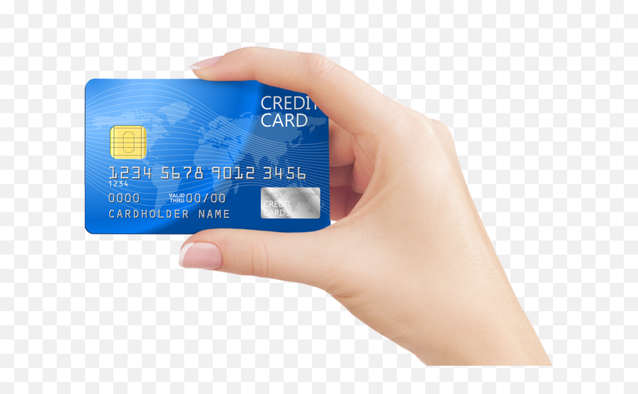 Hand With Credit Card Png - Visa Credit Card On Hand Emoji,Credit Card Png