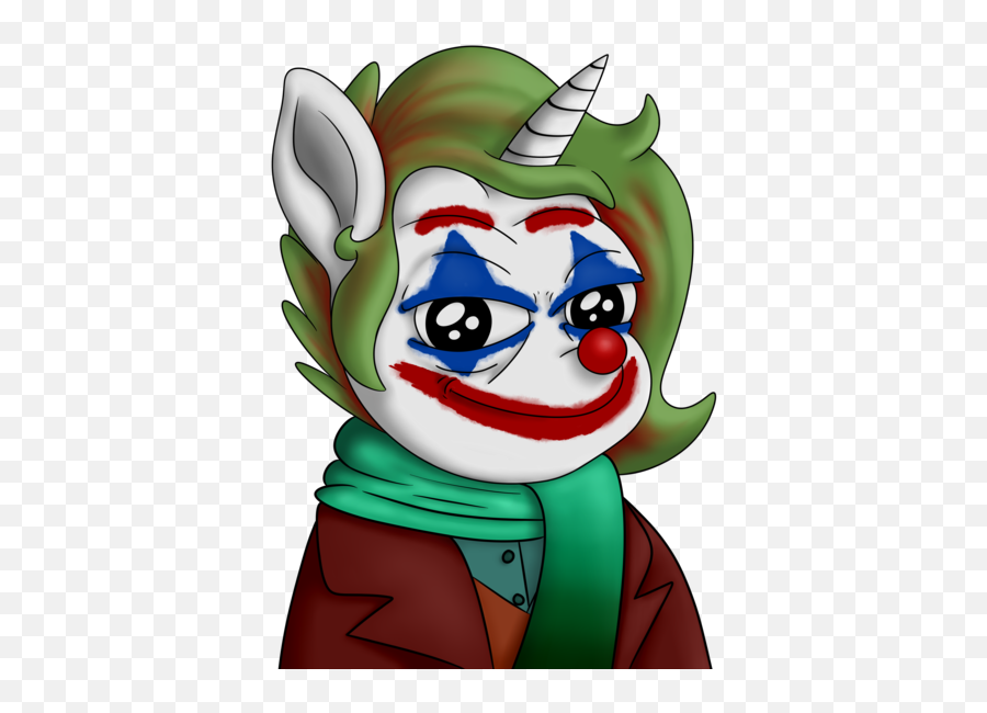 2175878 - Absurd Resolution Artistxchan Clothes Clown Joker Face Paint Meme Emoji,Joker Transparent