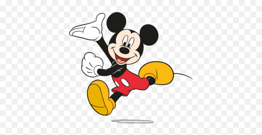 Mickey Mouse Character Vector Mickey Mouse Character In - High Resolution Mickey Mouse Hd Emoji,Character Logo