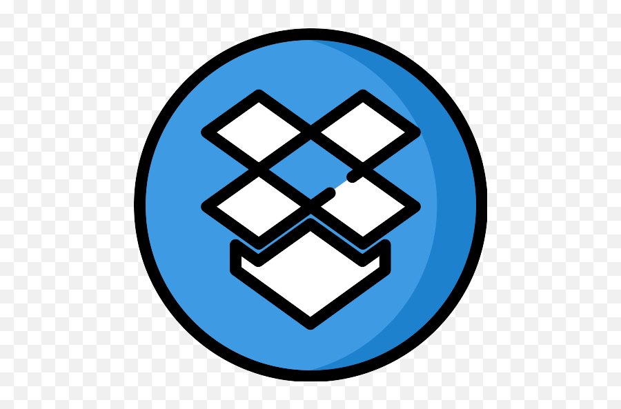 Dropbox Logo Black Silhouette Vector - Vertical Emoji,Dropbox Logo