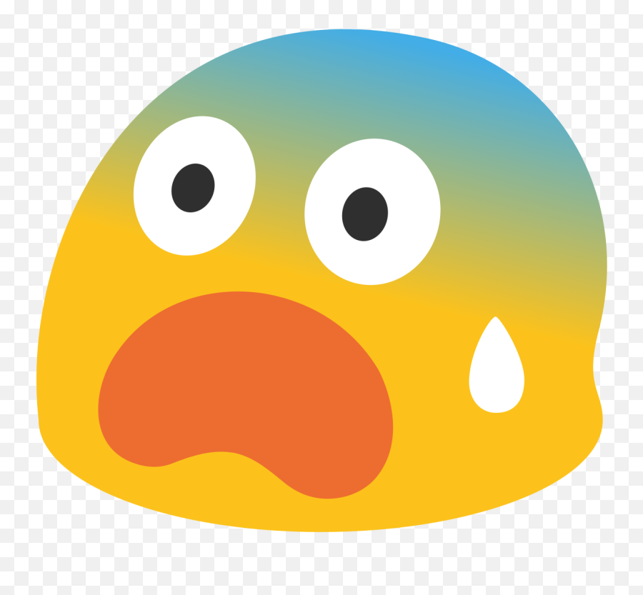 Filenoto Emoji Kitkat 1f628svg - Wikimedia Commons Android Scared Emoji,Emoji Png