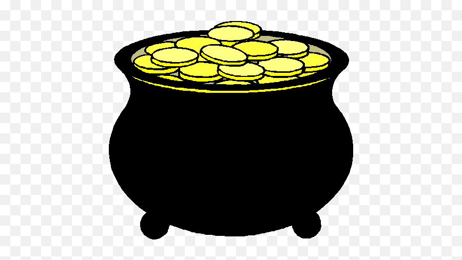 Pot Of Gold Clipart Tumundografico 2 - Clip Art Pot Of Gold Emoji,Pot Of Gold Clipart