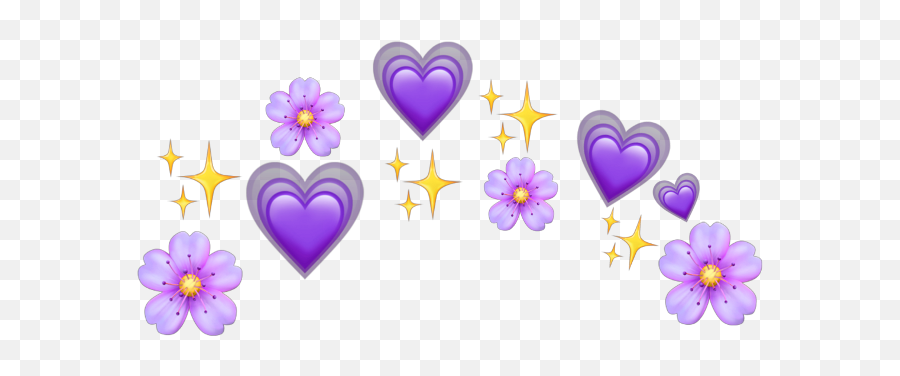 Download Emoji Flower Crown Png - Girly,Emojis Png