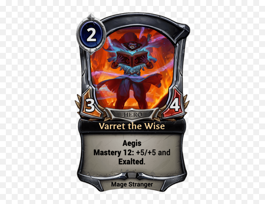 Varret Hero - Intraining Eternal Cards Eternal Warcry Emoji,Exalted Logo