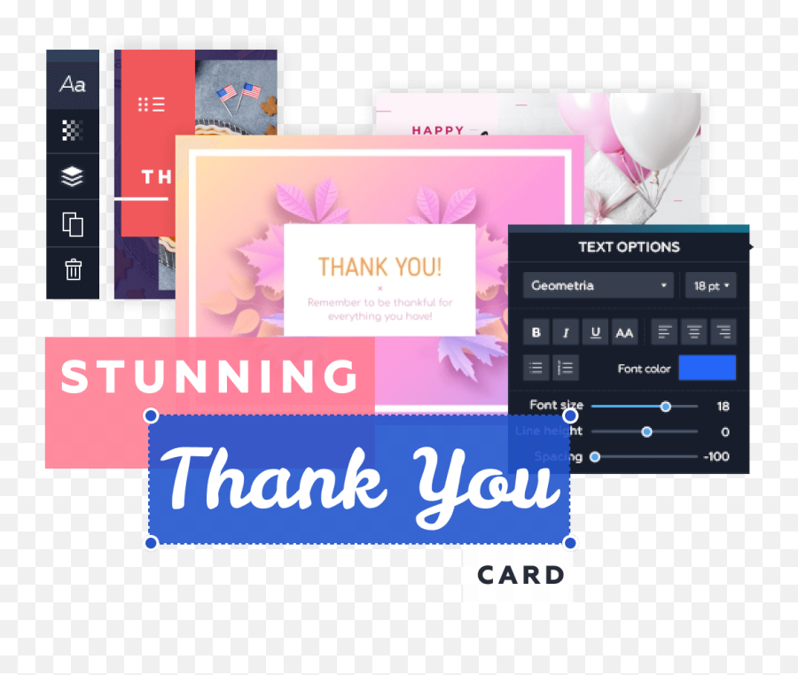 Design Thank You Cards Online - Thank You Card Maker Free Emoji,Business Christmas Cards With Logo
